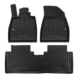 Tappetini per auto Proline 3D compatibili con BYD Seal dal 2022 in poi su misura in gomma | Tipo Auto: Berlina | Set di tappetini premium | Materiale TPE durevole | Bordi più alti